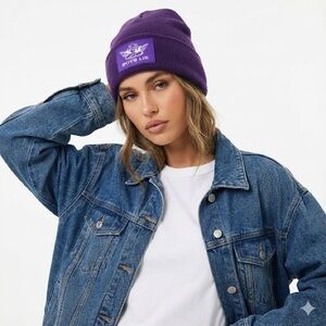 Boys Lie Purple Beanie